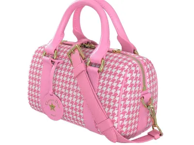 Dior Groove mini Bag Pink Low-poly 3D model