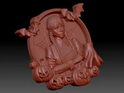 Wednesday Wonders  3D print model