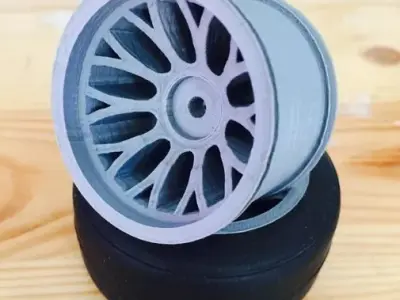 RC 1 10 Formula 1 Wheel Rims Hex 12mm for F104 Rubber Tire 3D print model