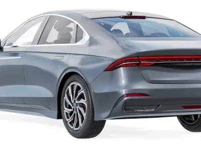 Lincoln Zephyr 3D model