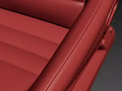 Lollipop Porsche Seat 3D model