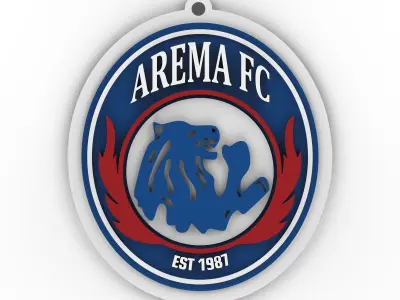 Arema key chain Free 3D model