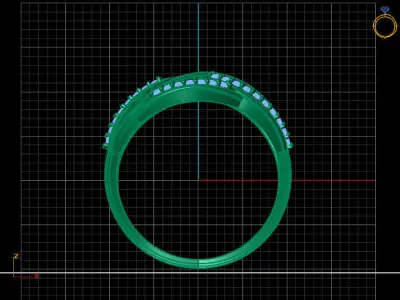 Women Ring 3DM Womens Ring 3d models 3D print model 3D print model 40