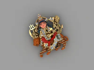 FASION GOD PENDANT 3D model