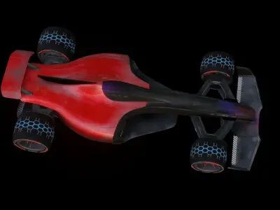 F1 Futuristic Concept 3D model