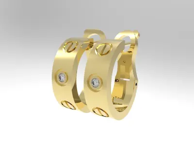 earring N - 262 3D print model