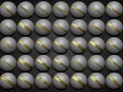 140 Trim ORNAMENT Alpha 3D model