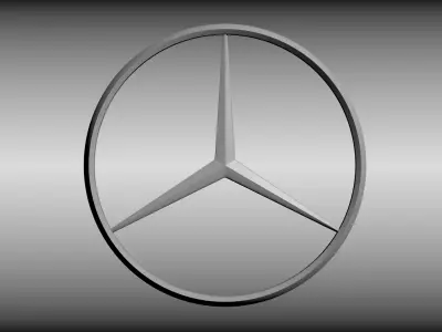 Mercedes logo 3D model