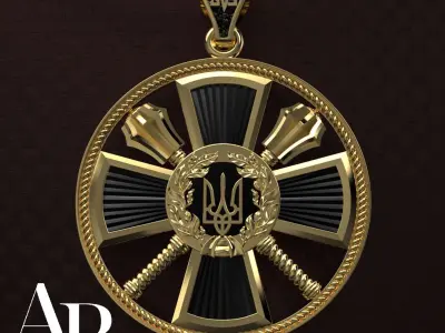 Ukranian Army Emblems 3D print model