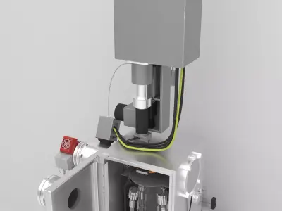 Industrial Spluttering machine  3D model