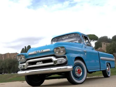 GMC 100 PICKUP FLEETSIDE LONG 1959 3D model