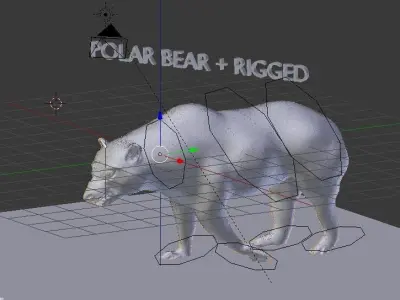 polar bear 3D model