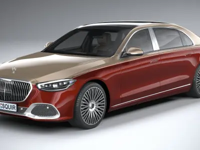 Mercedes-Benz S-Class Maybach 2021 3D model