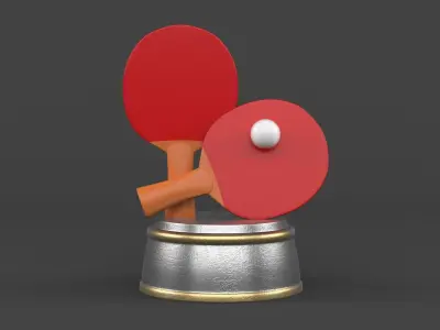 Trophy Cup 3D model 24
