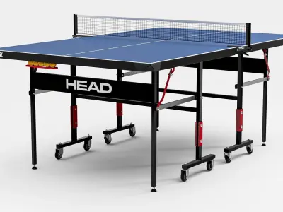 Table Tennis Low-poly 3D model