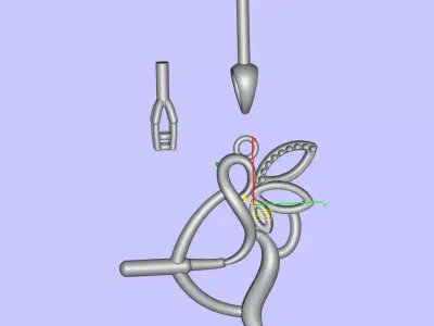 Light Jewelry Diamond Pendent 3D ShowCase- X008-V2 3D print model