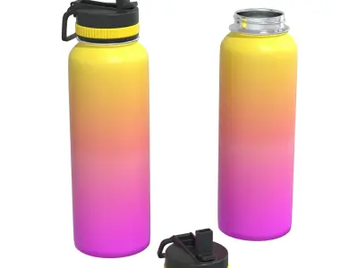 Sports water bottle 3D model
