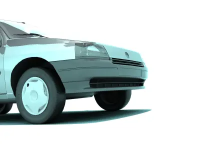 Renault Clio I Low-poly 3D model