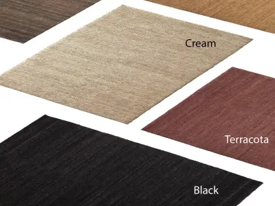 Earth rug set by nanimarquina Low-poly 3D model