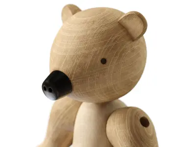 Bear figurine Kay Bojesen PBR 3D model