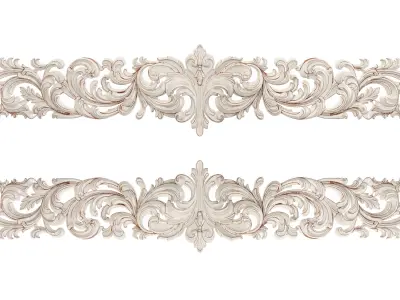 Classic carved 189 3D model