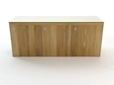 Glass Top Cabinet 3D model