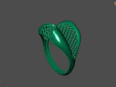 Plain Ring Women Ready STL 3DM Models Womens Rings 3D models 3D print model 15