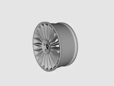Wheels mercedes maybach S 500 3D model