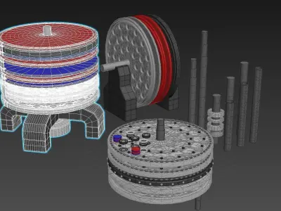 Modular Variable Magnetic Coupling - Concept 3D print model