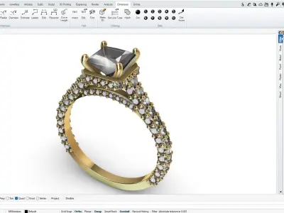 PRINCESS SOLITAIRE 3D print model
