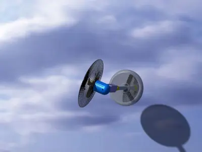 3D Fan Model in Catia V5 3D model