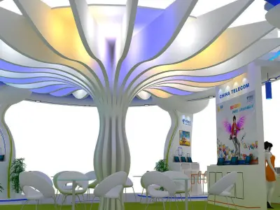 Exhibition - Area - 15X12-3DMAX2011-03 3D model