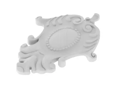 Cartouche Ornament 044 3D model