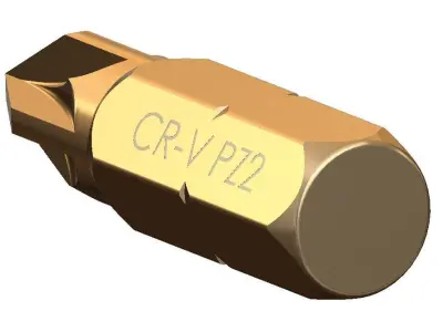 PZ2 Screw Bit 3D print model