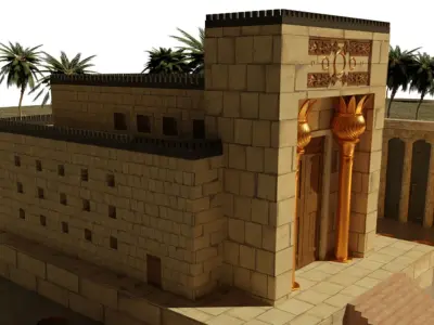 3D model Solomons Temple 3D model