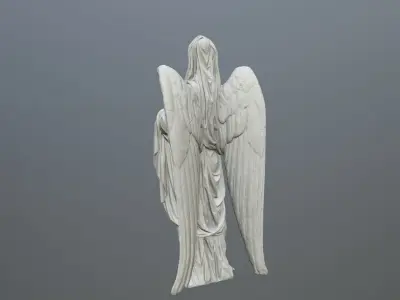 Angel Statue 02 3D print model
