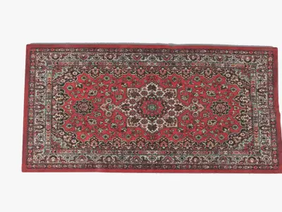 Turkish Vintage Carpet 03  3D model