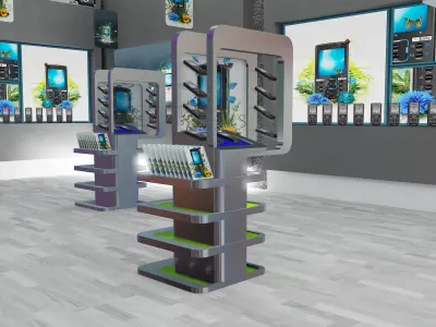  Interior Shop Market a561c 3D model
