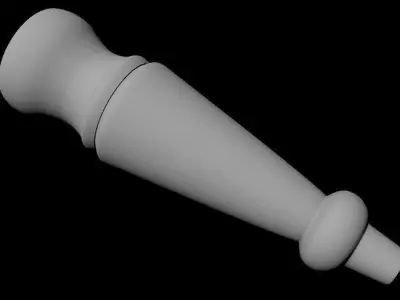 leg High quality 3d models for processing on a cnc machine  Free 3D model