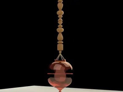 Chinese Red Lantern 3D model get