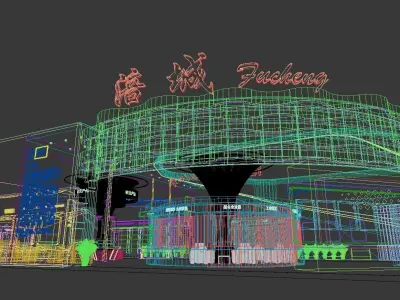 Exhibition - Area - 18X33-3DMAX2012-04 3D model