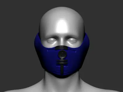 gas mask sculpt 3D model
