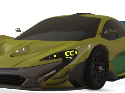 P1 GTR 3D model