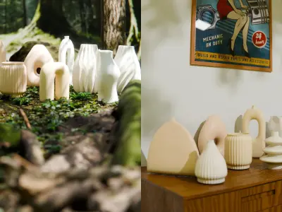 Design Vases 3D Model Pack  3D model