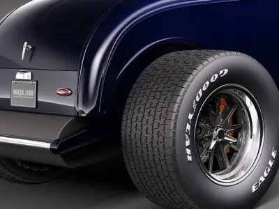 1932 HotRod Custom Roadster 3D model