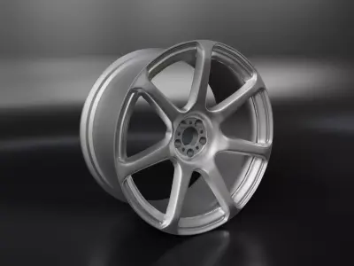 Work Emotion T7R Low-poly 3D model