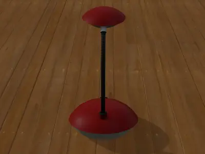 Desktop Lamp Low-poly 3D model