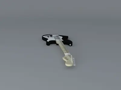 Dave Murray guitar Free 3D model