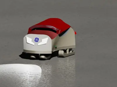 New Electrical Sleigh for Santa Free 3D model