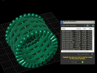Luxury Filigree Wedding Ring 3d Printable Model 3D print model
